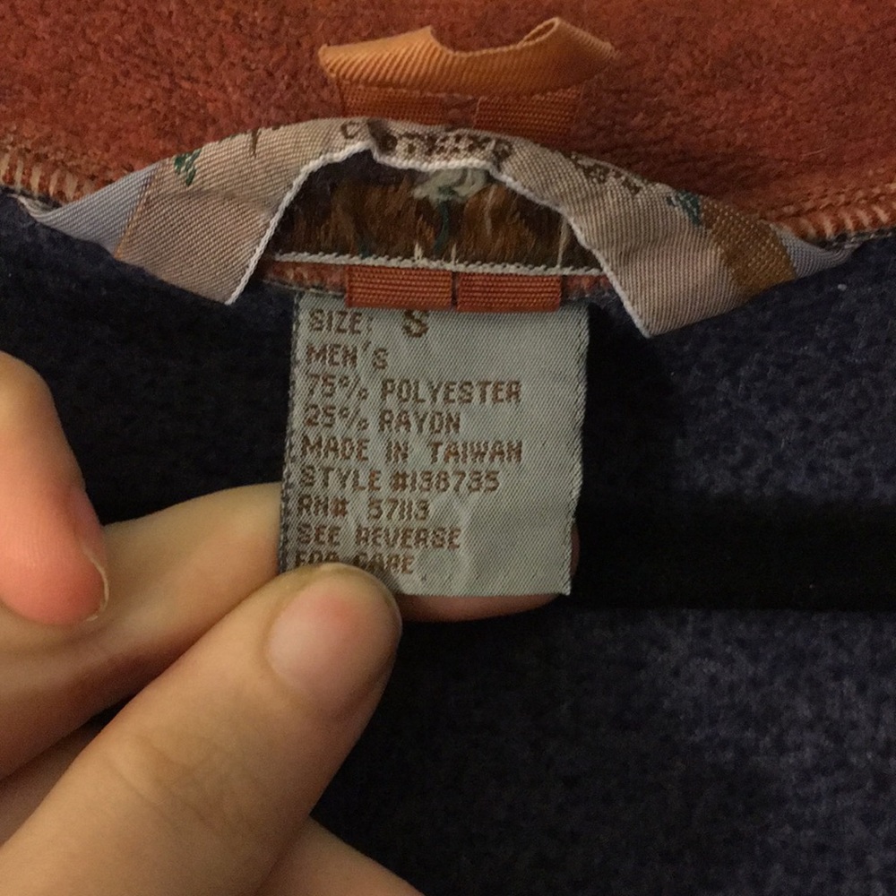 Brown and navy collared sweater - Picture 2 of 4